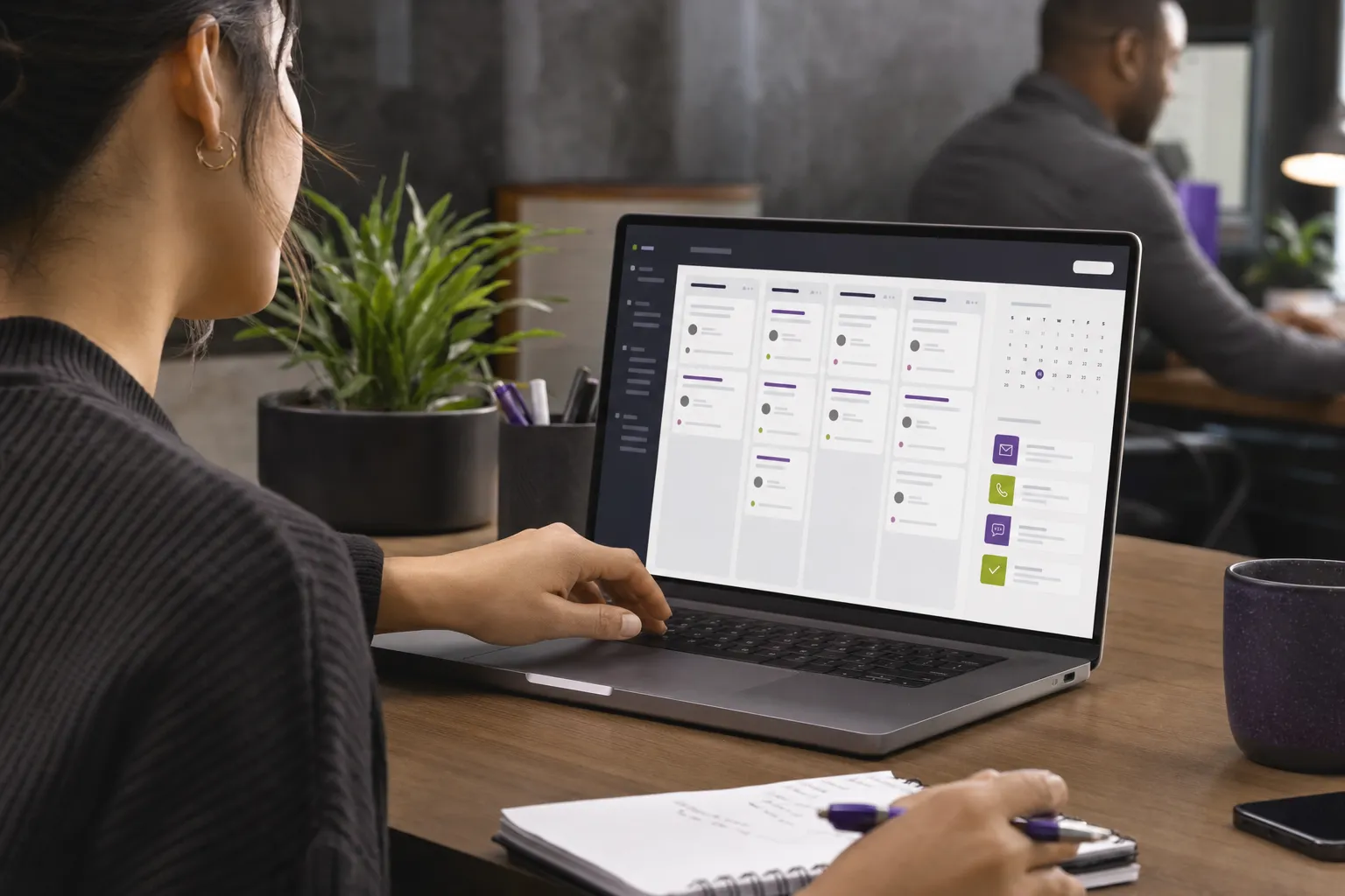 CRM pipeline automatically assigning follow-up tasks to staff for a Canadian business