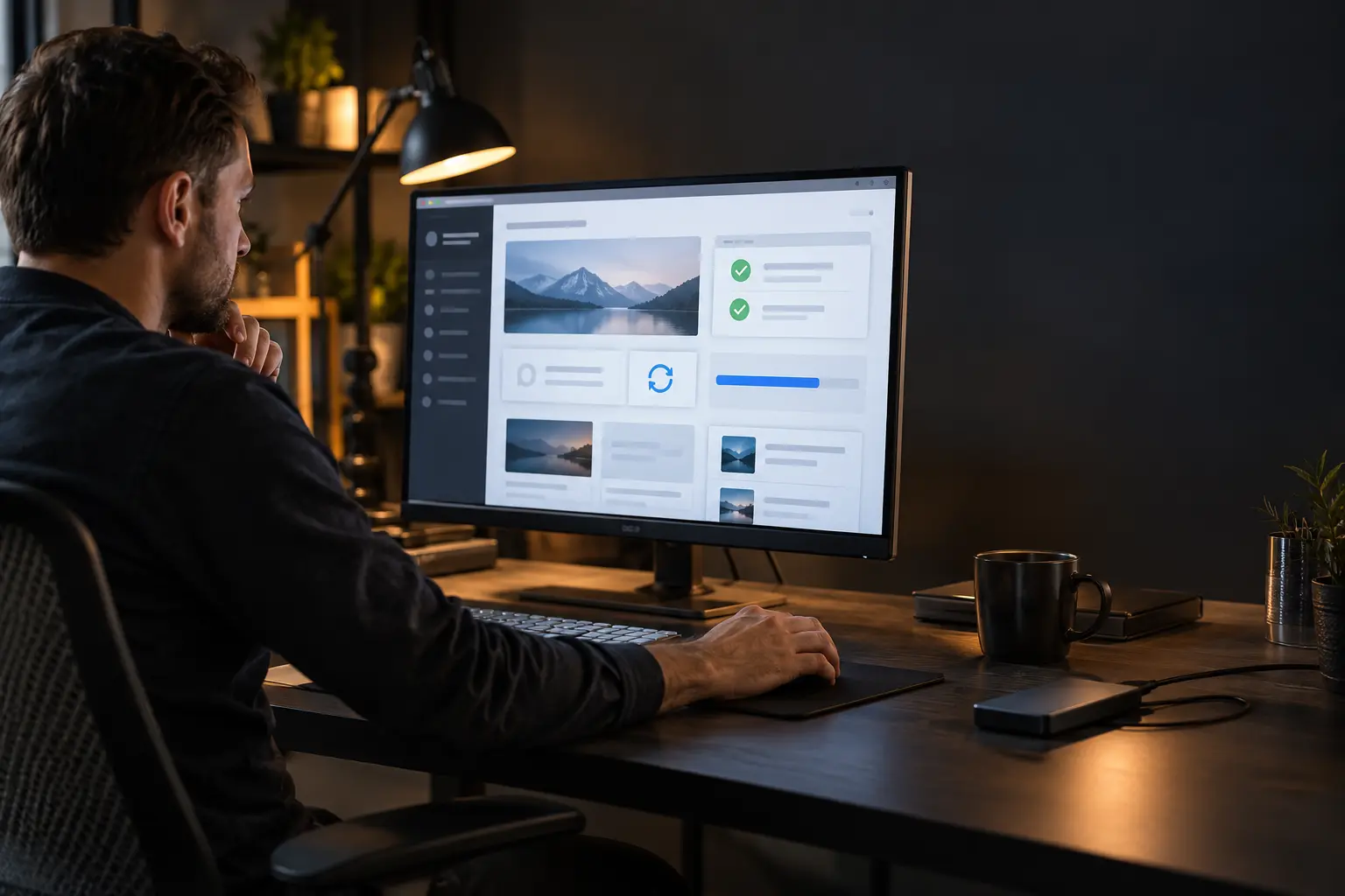 Website maintenance services planning session with a Canadian business owner