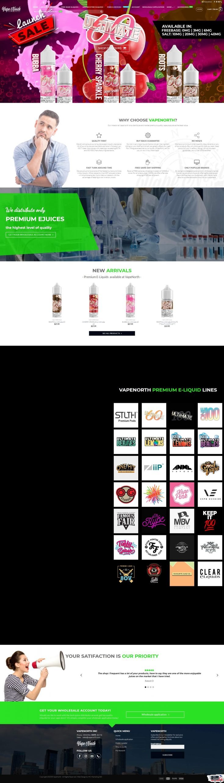 vaping store ecommerce website design scaled