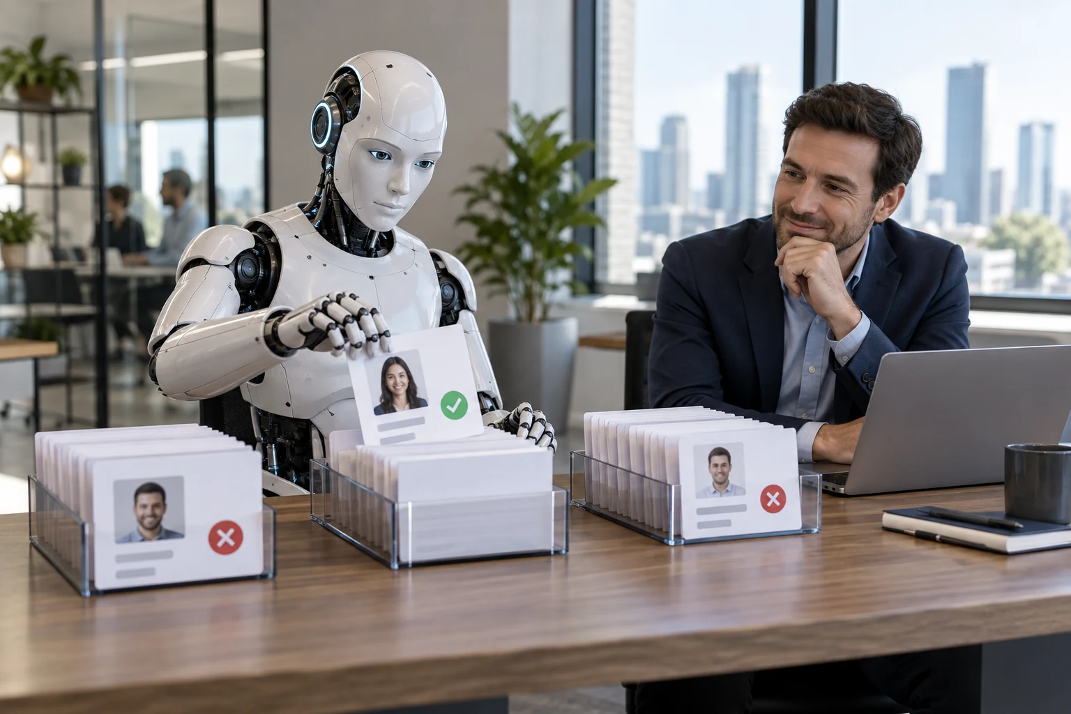 AI lead qualification assistant sorting incoming enquiries for a sales manager