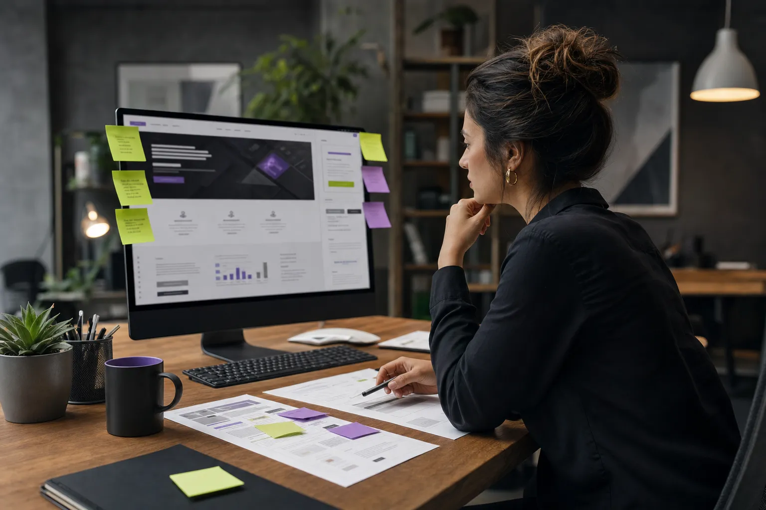 Conversion rate optimization audit of a business website and landing pages