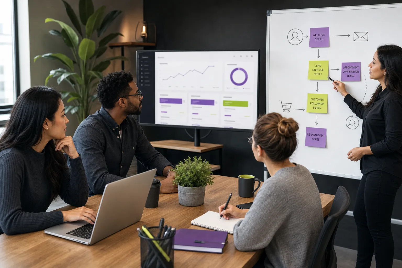 Email marketing automation strategy for leads and customers