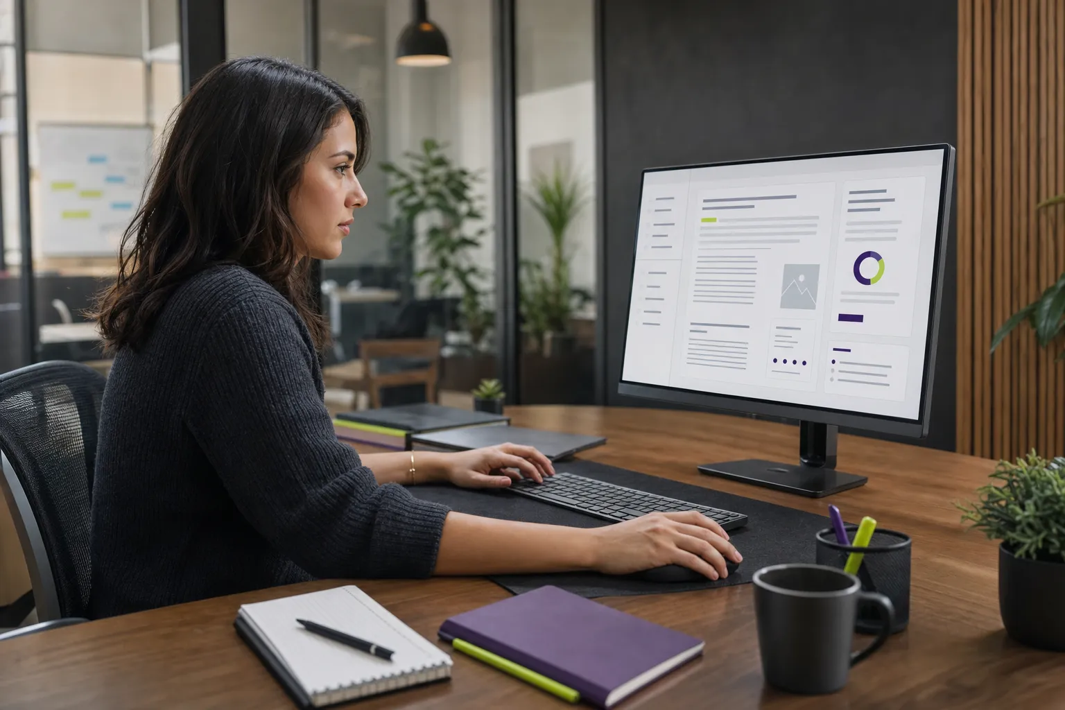 On-page SEO services applied to a business service page